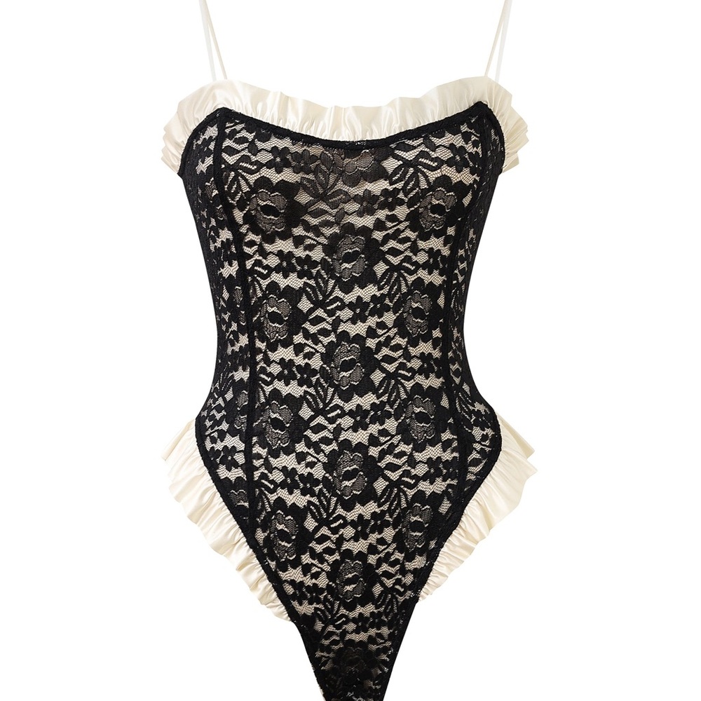 BNWT Fashion Brand Company The Acrobat Lace Teddy Onesie